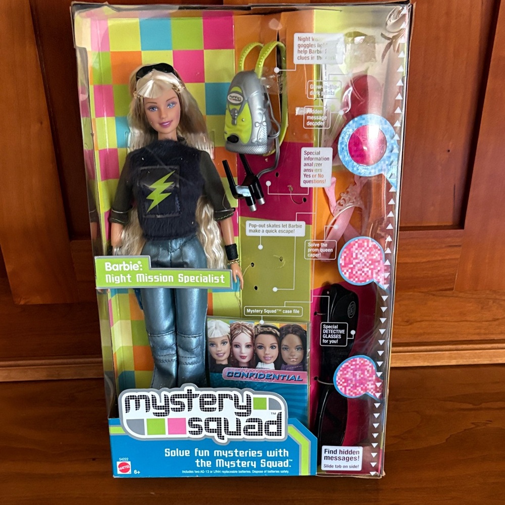 Barbie Night Mission Specialist Doll - Black, Teal & Lime Accents
